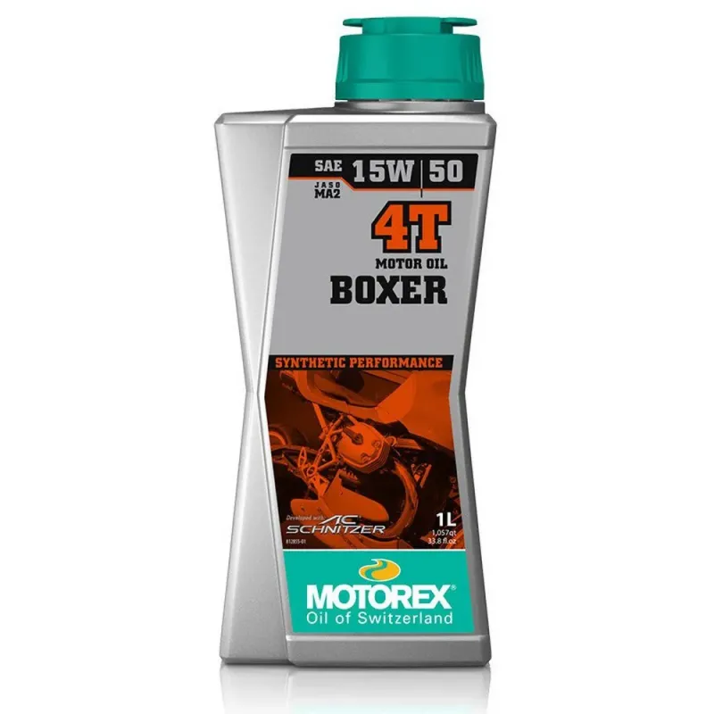 Aceite moto Motorex Boxer 4T 15W50 1L MT015H004T