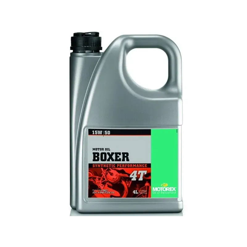 Aceite moto Motorex Boxer 4T 15W50 4L MT015I004T