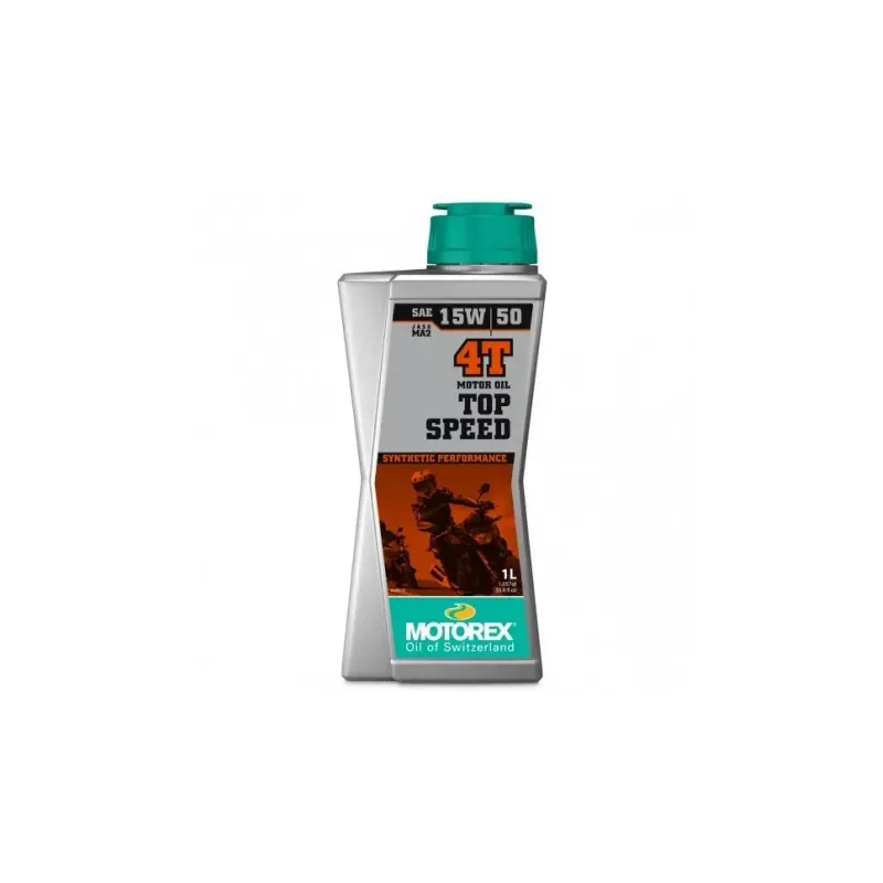Aceite moto Motorex Top Speed 4T 15W50 1L MT062H004T