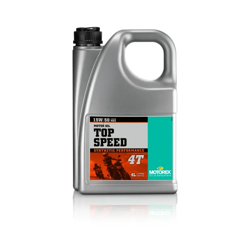 Aceite moto Motorex Top Speed 4T 15W50 4L MT062I004T