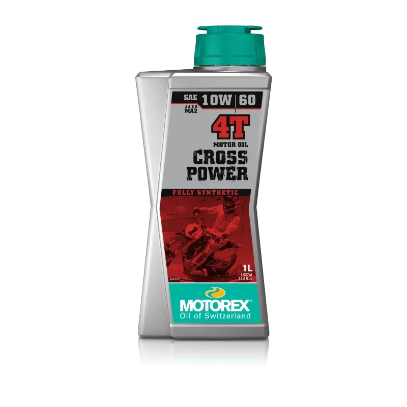 Aceite moto Motorex Cross Power 4T 10W60 1L MT070H004T
