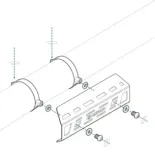 Protector térmico de escape Oxford OX642 Adventure acero inoxidable