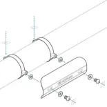 Protector térmico de escape Oxford OX879 Sport acero inoxidable