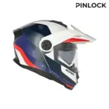 Casco modular Acerbis Rider Graphic 0026577.034 blanco/azul/rojo ECE 22.06 P/J