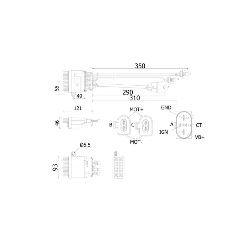 MAHLE ABR 78 000S Regulador, ventilador habitáculo
