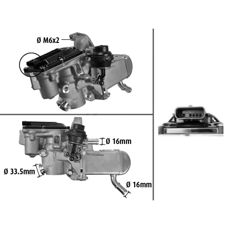 VALEO 700433 Módulo EGR