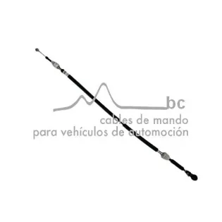 BECA CABLES 2002021 Cable de accionamiento, freno de estacionamiento