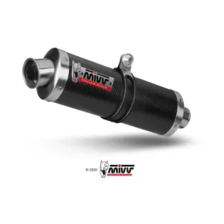 Silencioso MIVV Oval Carbono Aprilia RSV 1000 1998-03 A.001.LE