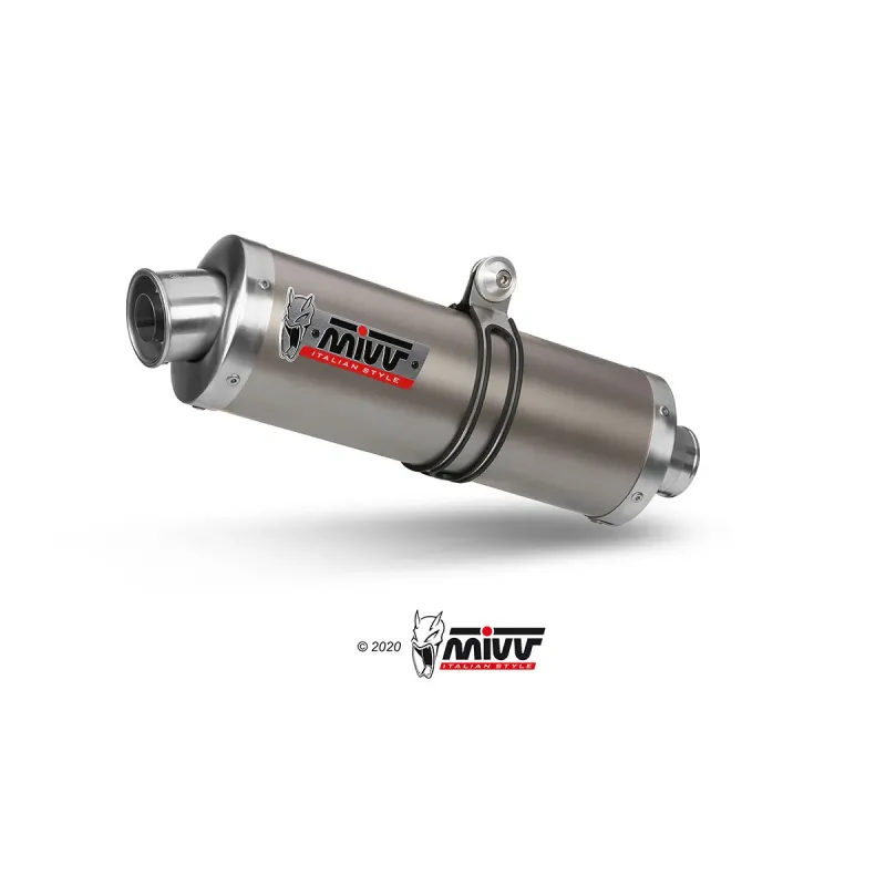 Silencioso MIVV Oval titan Aprilia RSV 1000 1998-03 A.001.LN