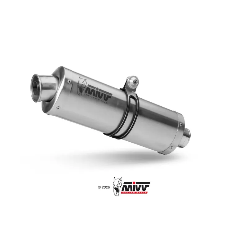 Silencioso MIVV Oval St. Acero Aprilia RSV 1000 1998-03 A.001.LX1