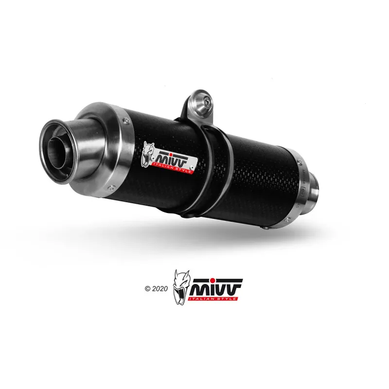 Silenciosos MIVV GP carbon Aprilia RSV 1000 2004-08 / Tuono Fighter 1000 2006-10 A.004.L2S
