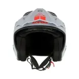Casco Acerbis Jet Aria 22-06 color gris claro mate 0025055.076