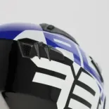Casco Acerbis Jet Aria Graphic Sport 22-06 negro y azul mate 0026602.295