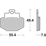 Pastillas de freno moto Brembo sinterizadas 07047XS
