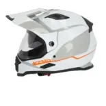 Casco Integral Acerbis Reactive 22-06 blanco y gris talla XXL 0025312.235