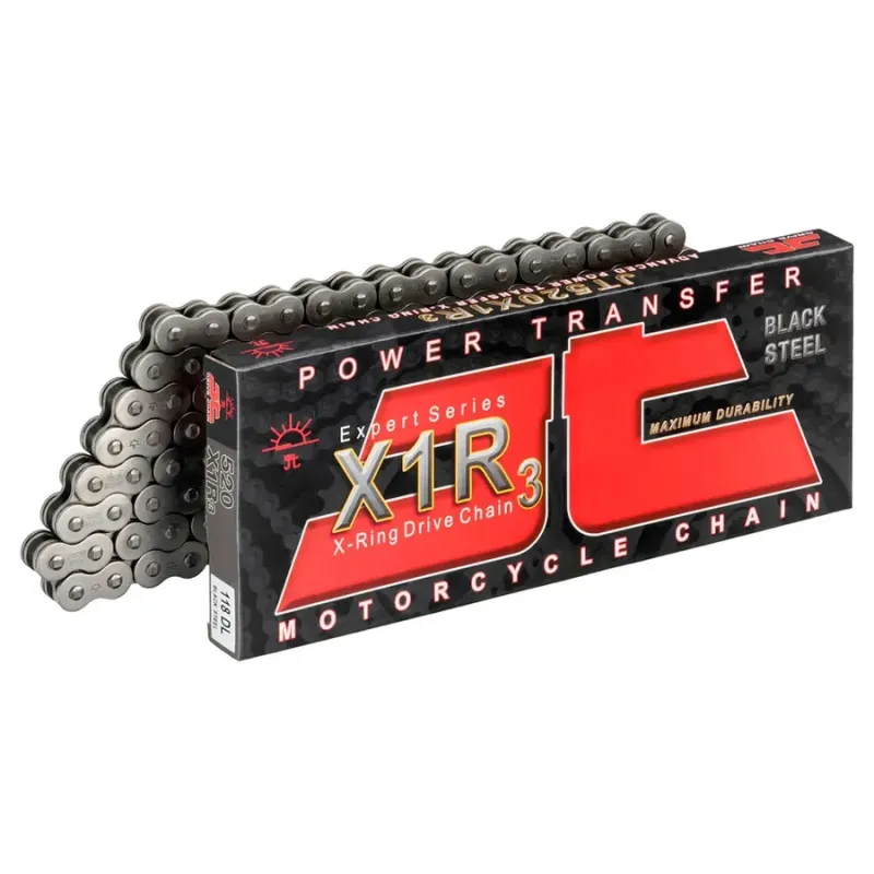 Cadena de moto JT 520X1R X-RING con 118 eslabones 520X1R3118DLJTS