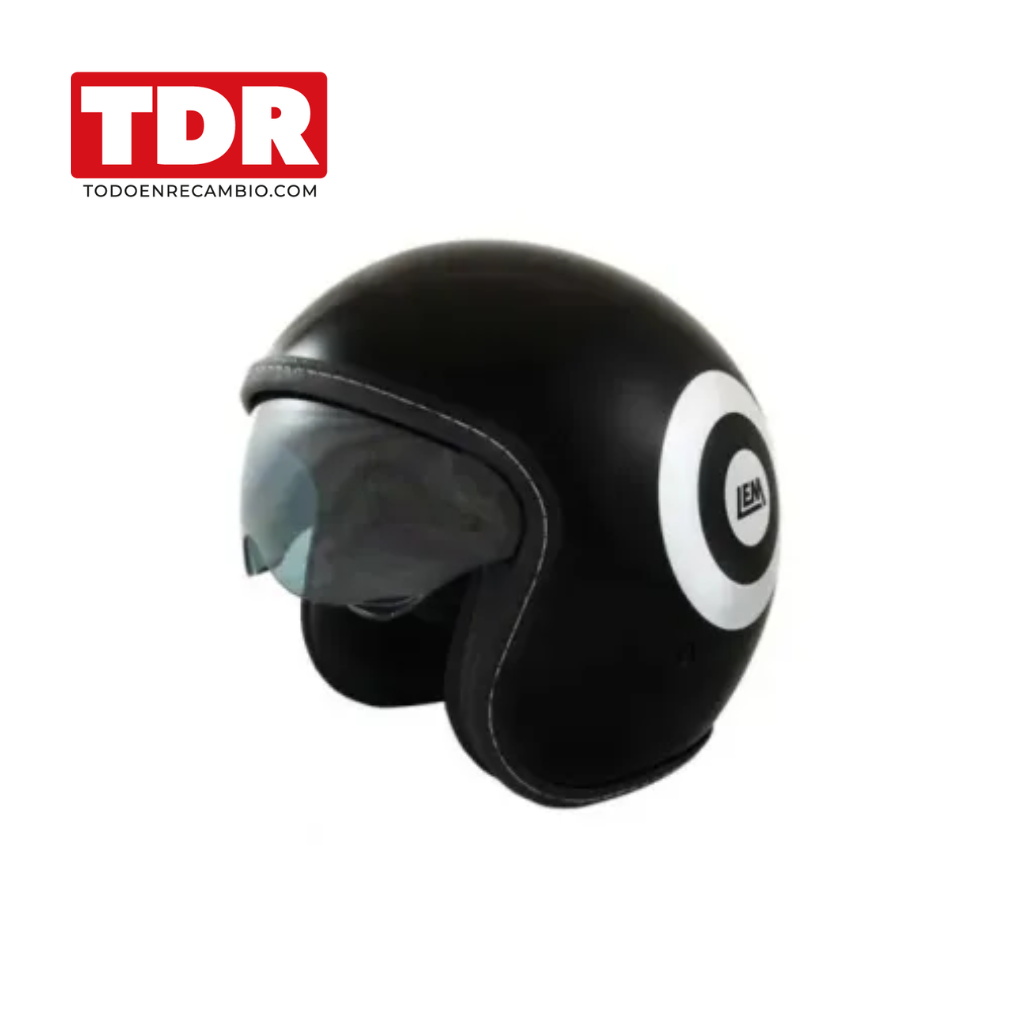 Casco Jet Lem Sport Dart Negro XS