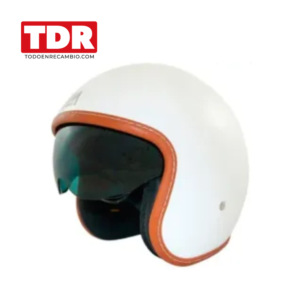 Casco Jet Lem Sport Solid Blanco