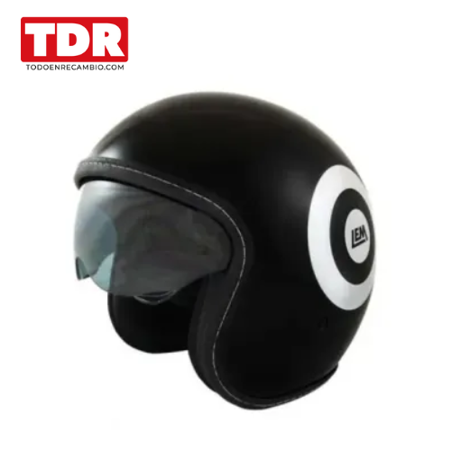 Casco Jet Lem Sport Dart Negro