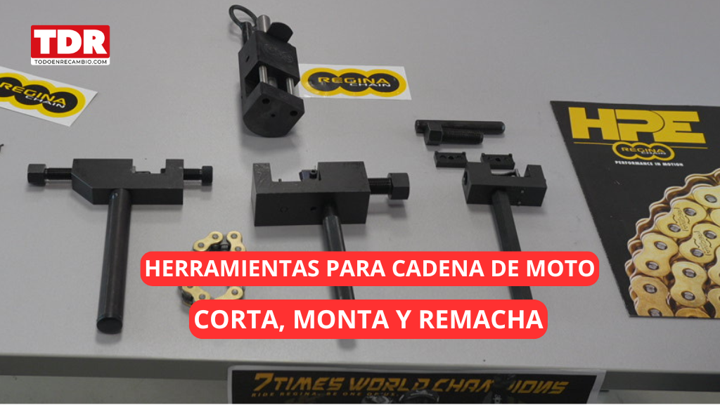 Guía completa de herramientas para cadena de moto: corta, monta y remacha como un experto