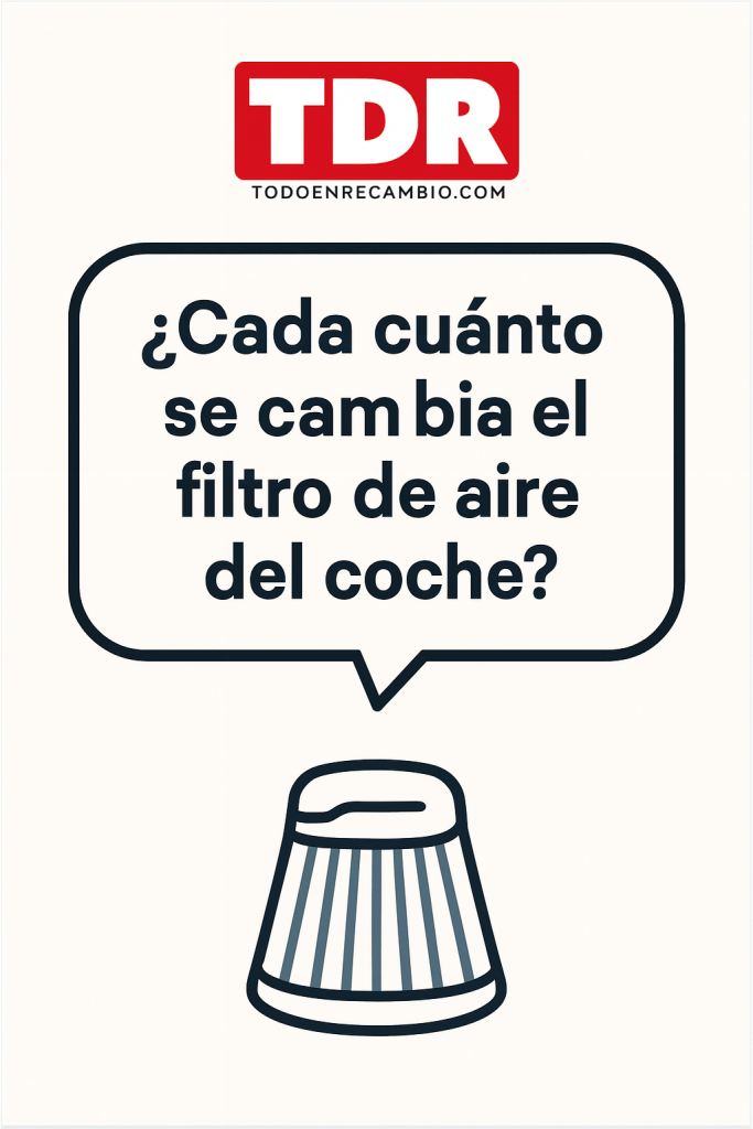 Texto ilustrado con icono de filtro y mensaje sobre mantenimiento