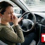 Mal olor en el aire acondicionado del coche: revision del filtro habitaculo sucio en taller de automoviles en 2026