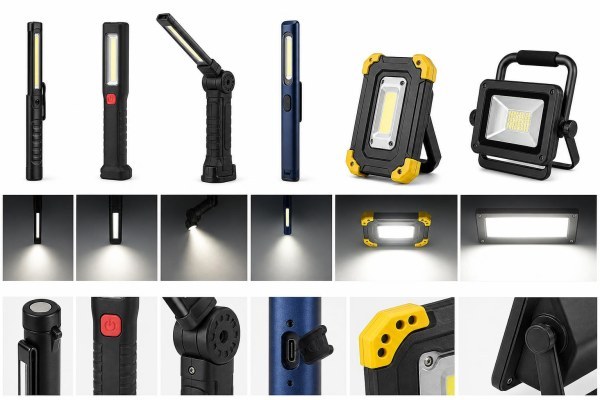 Comparativa de lámparas LED recargables para inspección de coche y moto