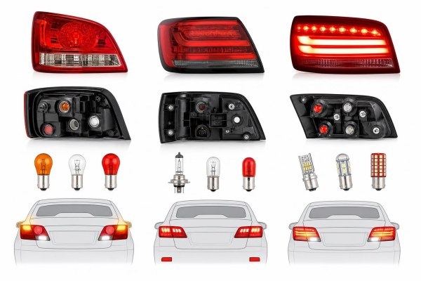 Tipos de pilotos y luces traseras para coche